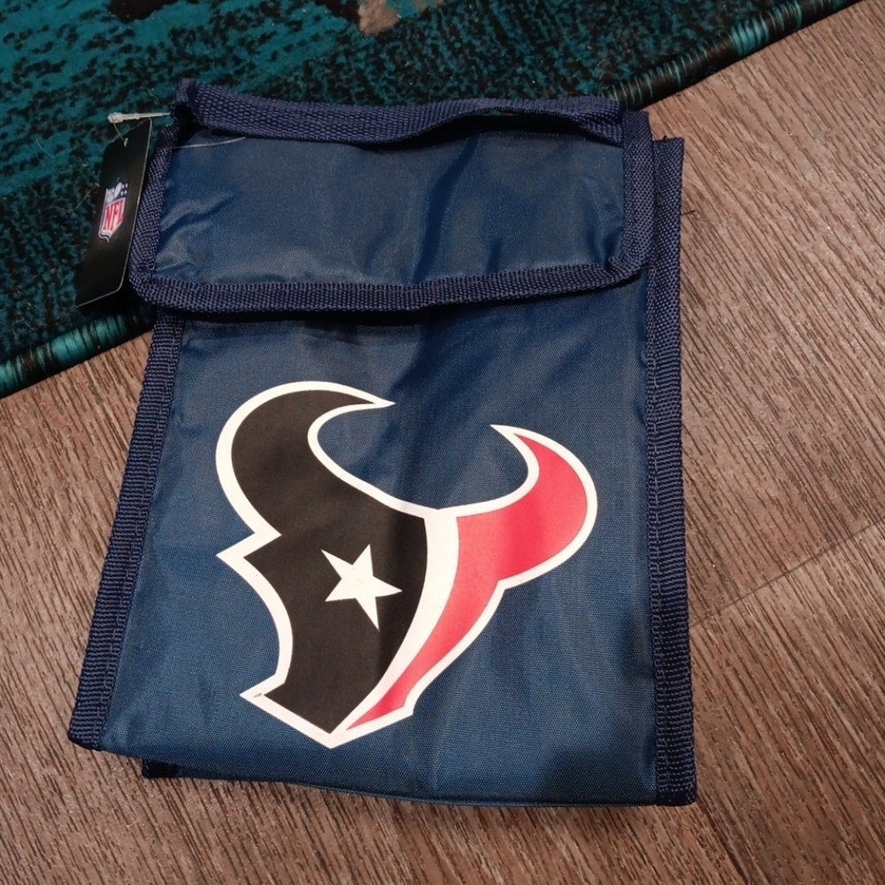 NFL Houston Texans Blue Lunch Bag